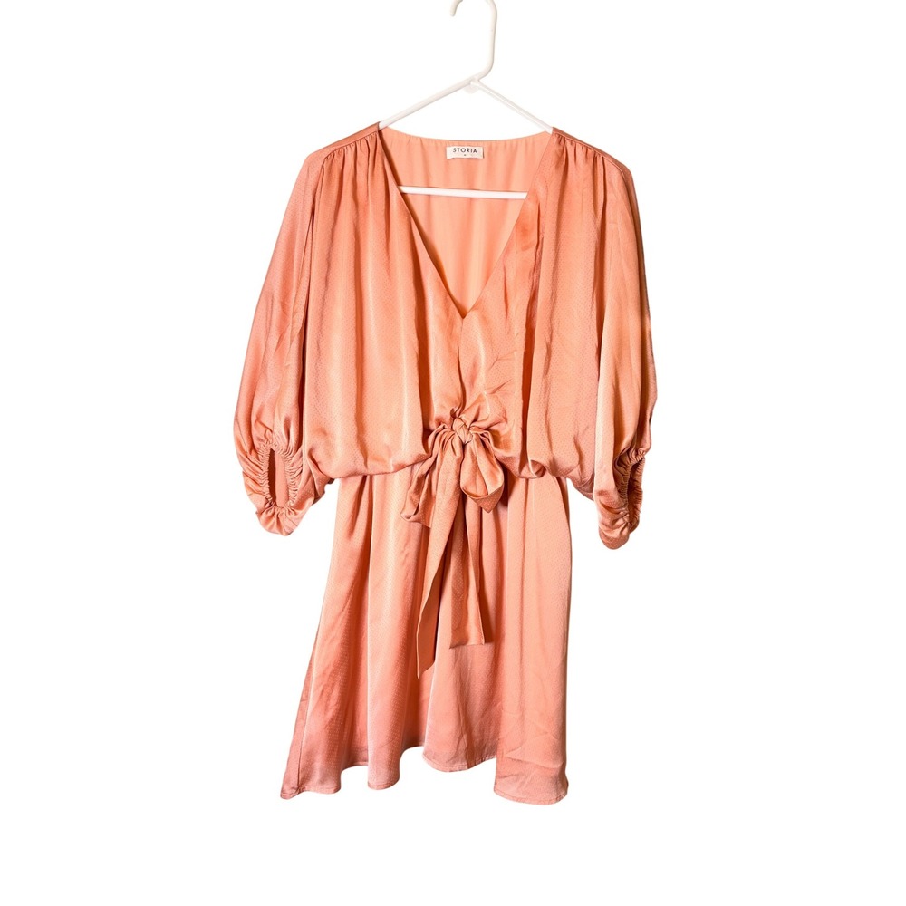 Storia Mini Dress Womens M‎ Peach